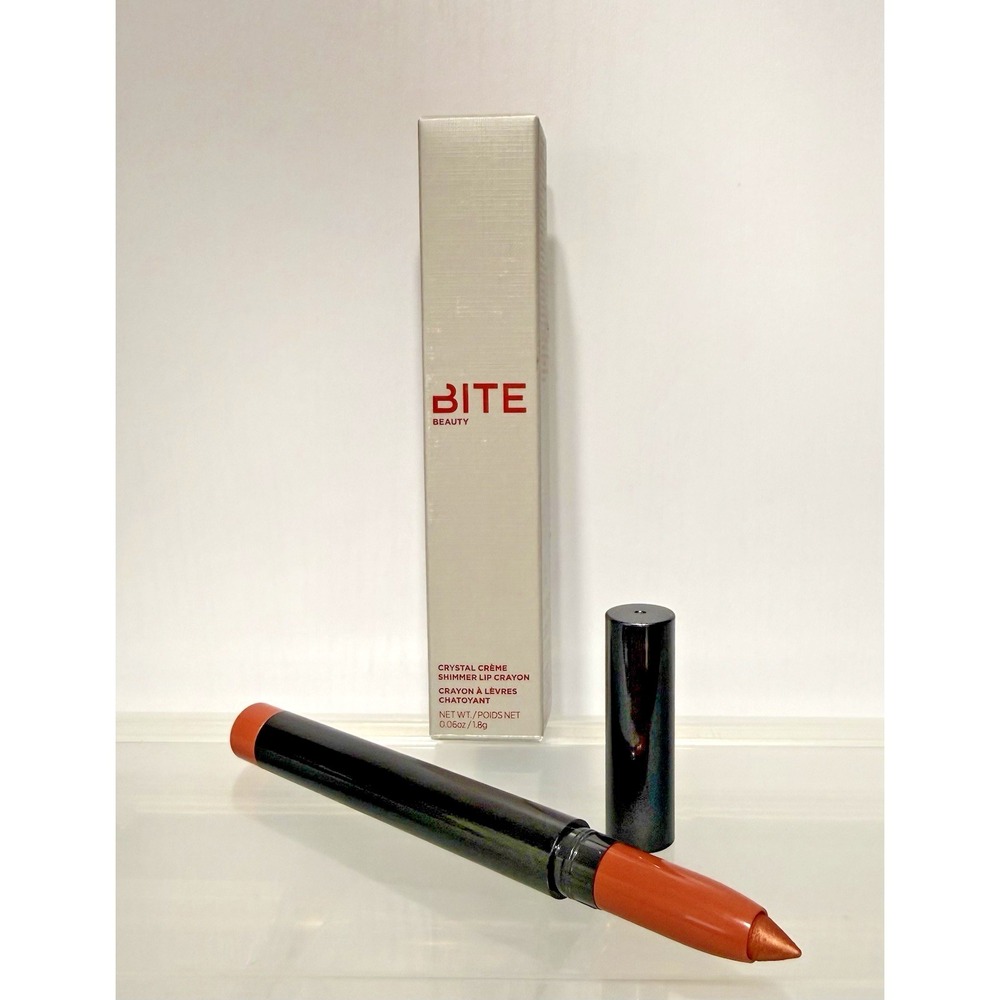 BITE Beauty Crystal Creme Shimmer Lip Crayon Candied Guava ~‎ Rare NIB